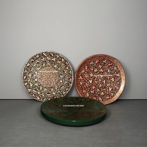 Plaques murales en papier mâché écologiques fabriquées à la main Décoration artistique personnalisable - Product Image 1