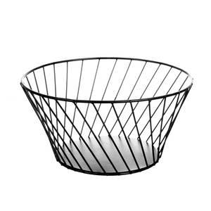 Storage <b>Basket</b> for Houseware Customized Shaped <b>Black</b> Color Metal <b>Wire</b> Container Storage <b>Basket</b> Fruit & Vegetable Storage Basketa - Product Image 5