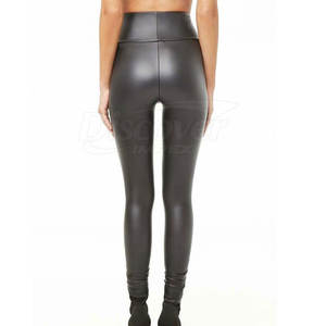 Nouveau design, legging en cuir pour femme de haute qualité, legging en cuir pour femme à séchage rapide, legging en cuir pour femme respirant - Product Image 4