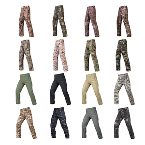 Unisex Quick Dry Detachable Elastic Vintage Canvas <b>Cargo</b> <b>Pants</b> Breathable <b>Waterproof</b> Flat Front Zipper Fly Mid Waist - Product Image 4