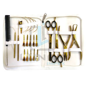 Nuevo Kit de herramientas de extensiones de cabello Micro links totalmente personalizado Alicates para el cabello con 2 agujeros Plasma Color dorado Alicates de proveedor al por mayor - Product Image 4