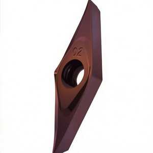 Inserto de Torneado Indexable con Recubrimiento PVD ISO VCGT 110304E-SF3T8415 D.2.8mm, Paquete de 10 para Herramientas de Torneado de Precisión - Product Image 2