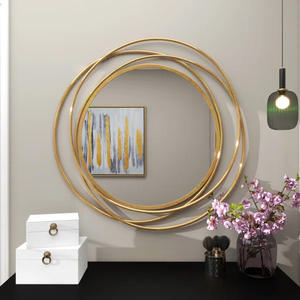 Eco Friendly Best Quality Durable <b>Wall</b> <b>Mirror</b> for <b>Hanging</b> With Metal Frame Customized Color and Size for Home and Living Area - Product Image 2