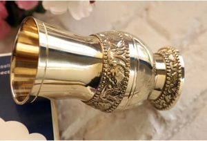 Verre souvenir gravé whisky cuivre laiton logo métal tequila sublimation verres à liqueur personnalisés - Product Image 2