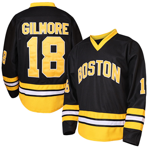 Ropa informal para hombre, uniforme de hockey sobre hielo negro clásico, Camiseta holgada de manga larga, técnica de impresión por sublimación OEM, ropa deportiva PK - Product Image 1