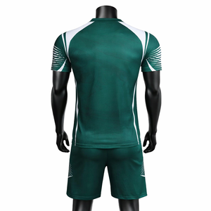 Conjunto de Uniforme de Voleibol Personalizado para Hombre, Camiseta y Pantalones Cortos con Cuello en V, Tejido Elástico Transpirable de Secado Rápido, Sublimación para Equipo - Product Image 2