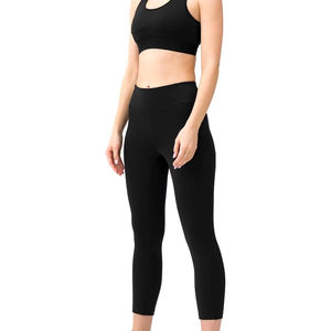 Nouveauté Leggings de sport pour femmes sur mesure de haute qualité Taille haute Taille mi-haute Vêtements de yoga en tissu tricoté - Product Image 5