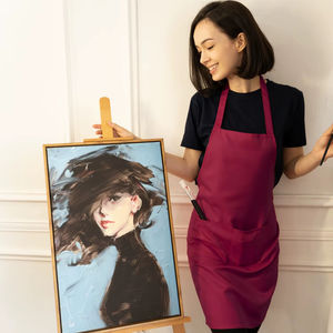 Delantal de Cocina sin Mangas BEAM 100% Poliéster con Material Transpirable y Ecológico, Bolsillo Delantero, Diseño Simple - Product Image 5