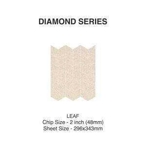 Azulejo de mosaico de porcelana de hoja de diamante de gama alta de 48mm para pared y suelo interior y exterior, función de parquet para villas y hoteles - Product Image 2