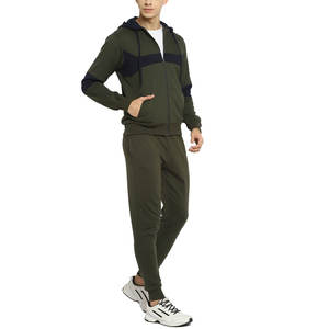 Chándal con capucha y cremallera ajustado ecológico de talla grande para hombre colección de invierno hecho en Pakistán recién llegado precio al por mayor - Product Image 4