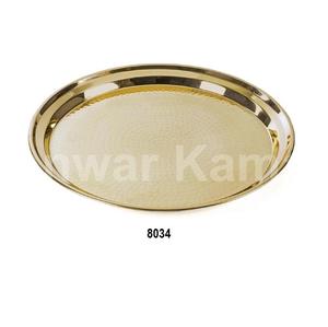 Decoración de latón dorado brillante, bandeja para aperitivos, cuenco, & Dip Chip, latón fuerte, hermoso acento de habitación, perfecto para fiestas de entretenimiento en casa - Product Image 2