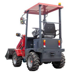 Mini Cargadora Frontal 4x4, Cargadora de Ruedas de 2.1 Toneladas, Cargadora Hidráulica Compacta para Construcción Agrícola - Product Image 5