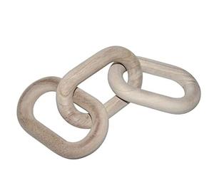 Table de chaîne en bois de lien de bois moderne de luxe décorer en gros meilleur prix sculpté à la main 4 lien chaîne en bois maison Table décorer - Product Image 6