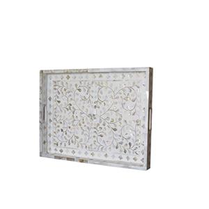 ถาดฝังกระดูกขนาดใหญ่ถาดทรงสี่เหลี่ยมสำหรับตกแต่งโต๊ะในบ้านถาดเสิร์ฟอาหารเย็นผลไม้ - Product Image 2