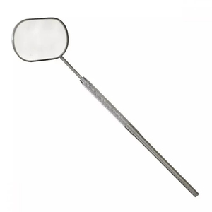 Wholesale <b>Lighted</b> Stainless Steel <b>Round</b> Shape Desktop Eyelash <b>Mirror</b> Foldable Chrome Finish High Quality Cosmetic Instrument - Product Image 1