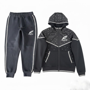 Chándales de Forro Polar para Hombre, Manga Larga, con Cremallera, Estampados, Casuales, para Invierno, Última Moda, Ropa Deportiva Informal - Product Image 1