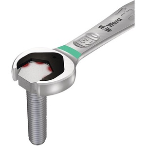 Juego de llaves de trinquete de boca abierta Joker de 4 piezas, llaves blancas de 10-19 mm, palanca reversible, 15 anillos de extremo offset, kit de herramientas WERA - Product Image 6