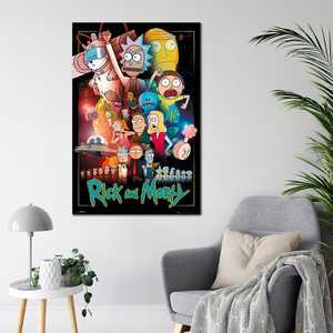 Affiche design moderne pour décoration murale, pour Rick et Morty - Product Image 1