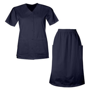 Vente en gros d'uniformes d'infirmière confortables pour femmes ensembles de chemises jupes à récurer vêtements de soins infirmiers hospitaliers extensibles et doux en XS-6XL tailles - Product Image 2