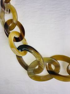 Superbe collier de cercle en corne de buffle Artisanat naturel exquis Beauté de la nature - Product Image 5