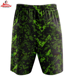 Shorts de basket-ball personnalisés avec impression par sublimation, logo en polyester, shorts de course pour hommes - Product Image 6
