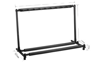 9หัวอะคูสติกพื้นบ้าน<span class=keywords><strong>2</strong></span>ชั้นอูคูเลเล่ไม้ไฟฟ้ากีต้าร์ยืนแสดงสองกลุ่มแรงโน้มถ่วงล็อคกรอบรองรับ - Product Image 2