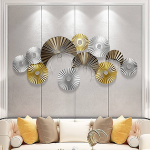 Colgantes de pared de metal de alta calidad de lujo ARTES DE Metal indio hogar restaurante pared arte decoración de pared piezas de decoración del hogar - Product Image 5