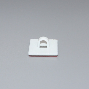 Occhiello da parete autoadesivo per soffitto bianco con nastro in schiuma di plastica quadrata - Product Image 5