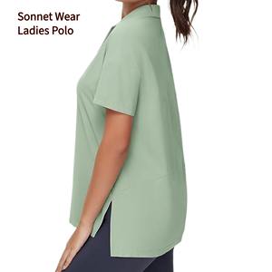 Chemises polo élégantes pour femmes, coupe classique, 100% polyester - Product Image 2