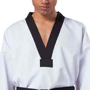 Uniforme de Taekwondo sur mesure avec points de tension renforcés, design respirant et taille confortable pour une utilisation prolongée - Product Image 3