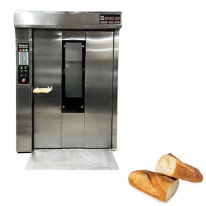 High-Quality 24-Trays Rotary <b>Oven</b> With Trolley Iron Stainless Steel for Bread Baguette Gas Commercial <b>Baking</b> <b>Oven</b> Kien an - Product Image 1