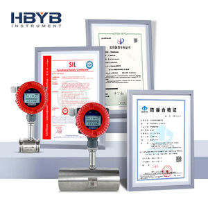 幅広い液晶画面24VDC多機能軟化した淡水液体タービン流量計テクニカルサポート付き - Product Image 4