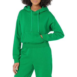 Nouvelle Collection : Sweat-shirts à Capuche Courts Personnalisables pour Femmes – Respirants et Écologiques, Idéaux pour le Sport et les Loisirs (Vente en Gros) - Product Image 1