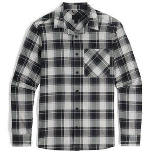 Chemise Homme Printemps en Flanelle de Haute Qualité, Unie, Manches Longues, Respirante, 100% Coton, Noire, Boutonnée, Écologique, Infroissable - Product Image 1