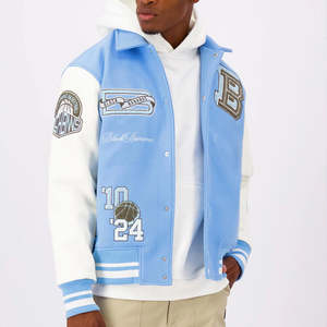 Chenille Patches <b>Jacket</b> Custom Letterman Baseball Collegiate <b>Red</b> Varsity <b>Jacket</b> With Leather Sleeves Varsity <b>Jacket</b> for Men's - Product Image 6