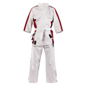 Uniformes de Karate Hechos a Medida Profesionales, Más Vendidos a Precio de Fábrica, Secado Rápido, Material Transpirable de Poliéster/Algodón de Alta Calidad - Product Image 1