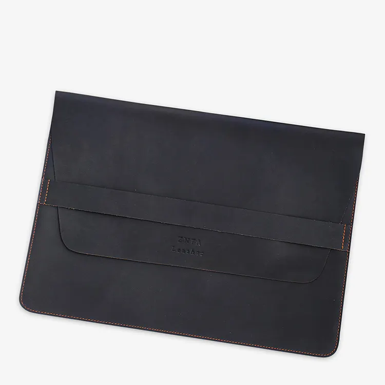 Bolsa de couro para laptop, bolsa de lona feminina para laptop, de 100% polegadas