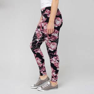 Vente en gros de leggings de sublimation pour femmes de haute qualité, respirant, écologique, doux, taille élastique, tissu 280g, meilleur legging de yoga - Product Image 4