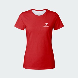 Servicio OEM, Camiseta de Cuello Redondo para Mujer, Transpirable, Antiarrugas, Informal de Verano, Impresión de Logotipo Personalizado, Alta Calidad - Product Image 4