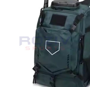 Sacs à dos de baseball personnalisés pour équipes sportives, pour jeunes et adultes, avec logos personnalisés, fermeture éclair de haute qualité, fermeture à fermoir, bandoulière arquée - Product Image 4