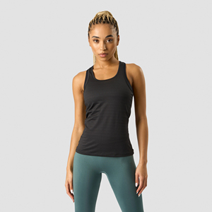 Débardeurs de sport pour femmes personnalisés OEM, motif uni, tricot, séchage rapide, respirant, vêtements de sport décontractés, musculation, stringer - Product Image 2