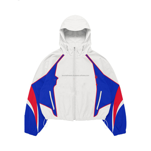 Coupe-vent léger imprimé réfléchissant 3M personnalisé pour homme, vêtement de sport d'extérieur, pantalon de survêtement 100 % nylon - Product Image 2