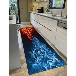 Tapis imprimé : Tapis modernes, Tapis Guerre du Feu et de l'Eau, Tapis de mariage, Tapis en chenille - Product Image 3