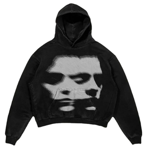 Wholesale Custom 100% Cotton <b>Fleece</b> Eco-Friendly Quick Dry Breathable Winter <b>Men</b> Drop Shoulder <b>Hoodie</b> Pocket Embroidered Solid - Product Image 6