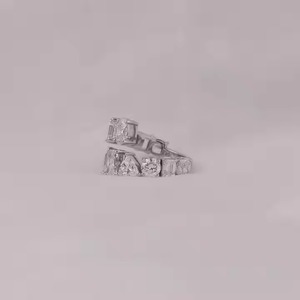 Anant ขายส่งบุคลิกภาพยอดนิยมออกแบบ 18 พันทองกุหลาบแหวนทองเครื่องประดับที่กําหนดเองคู่แหวนแต่งงานผู้ค้าส่ง - Product Image 4