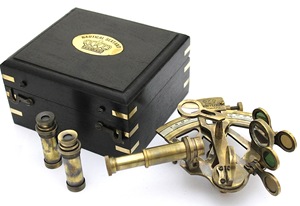 Cao cấp bền cổ đồng sextant-Thuyền Navigation cụ cho người thu gom-cổ điển Marina <span class=keywords><strong>Dock</strong></span> trang trí - Product Image 5