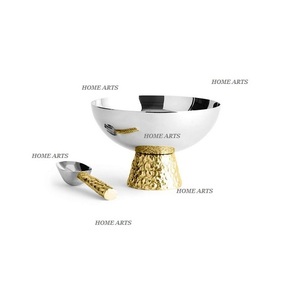 Ensemble de 2 bol de service à fruits de forme ronde Design antique différentes tailles bol de service au chocolat en vrac - Product Image 4