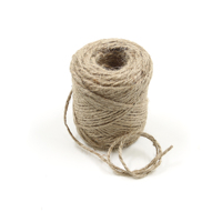 Corde en jute torsadée polyvalente Siam Brothers, fibre naturelle du Vietnam, pour usage extérieur, jardinage, emballage, longueur 164 pieds, 1/16