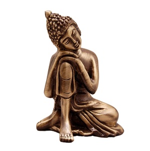 Estatua de Metal, escultura de retrato de héroe despierto, tienda de oro o decoración de regalo, chapado en cobre impreso, personalizable en 3D para el hogar OEM - Product Image 3