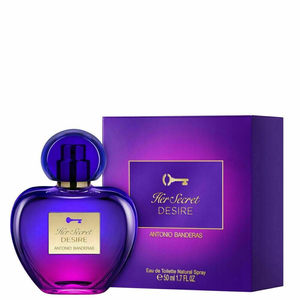 Nước hoa nữ Antonio Banderas Her Secret Desire 50ml EDT Tây Ban Nha Mã sản phẩm 8411061944684 - Product Image 1
